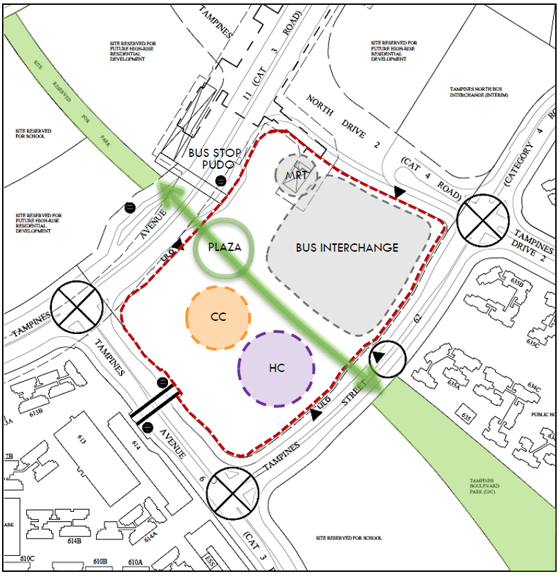 parktown residence site plan, layout